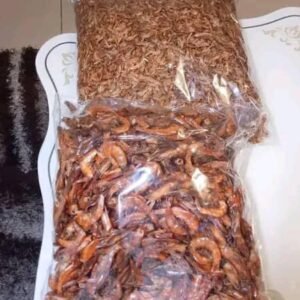 Crevettes décortiqués et séchées